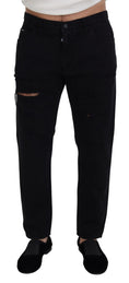 Bild in Galerie-Betrachter laden, Dolce & Gabbana Elegante schwarze Loose Fit Italian Jeans
