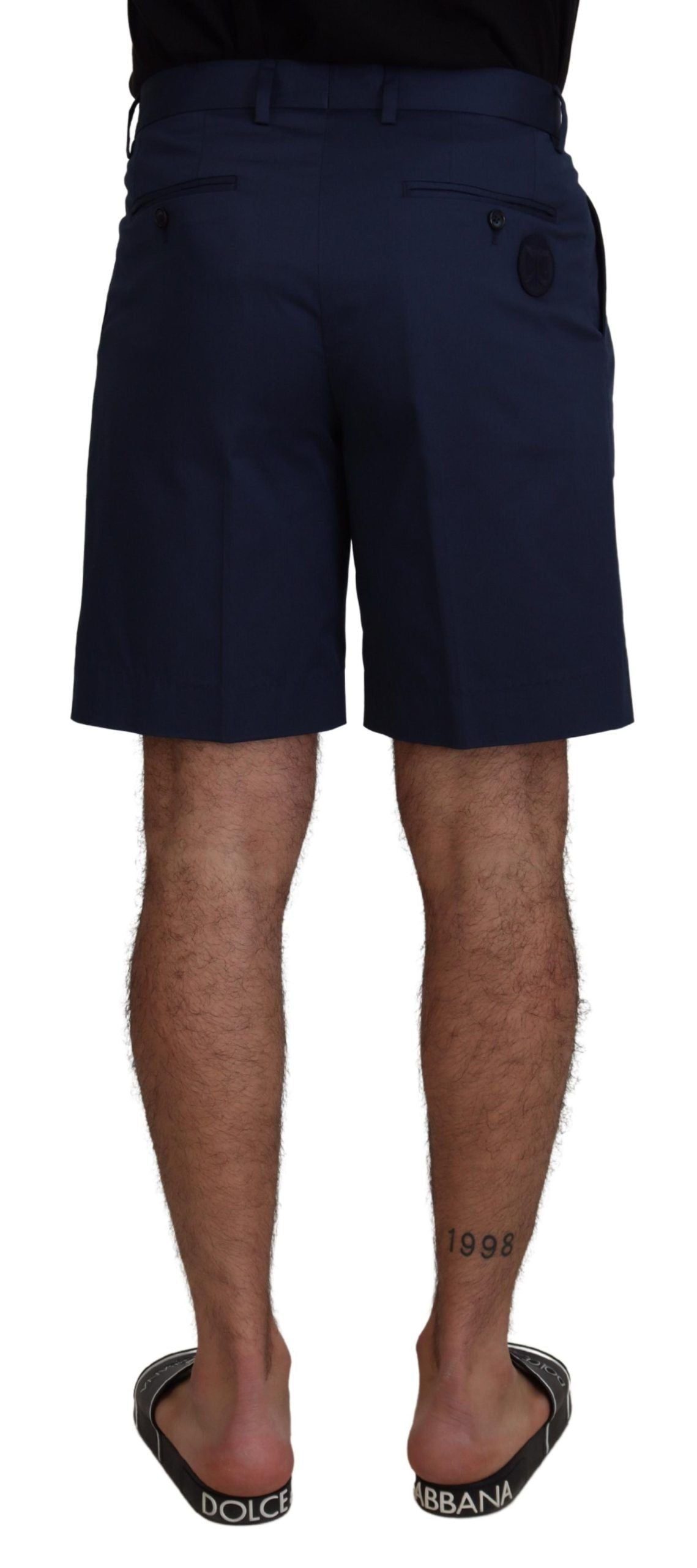 Dolce & Gabbana Elegante blaue Chino-Shorts - Regular Fit