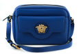 Load image into Gallery viewer, Versace Elegant camera bag in blue calf leather
