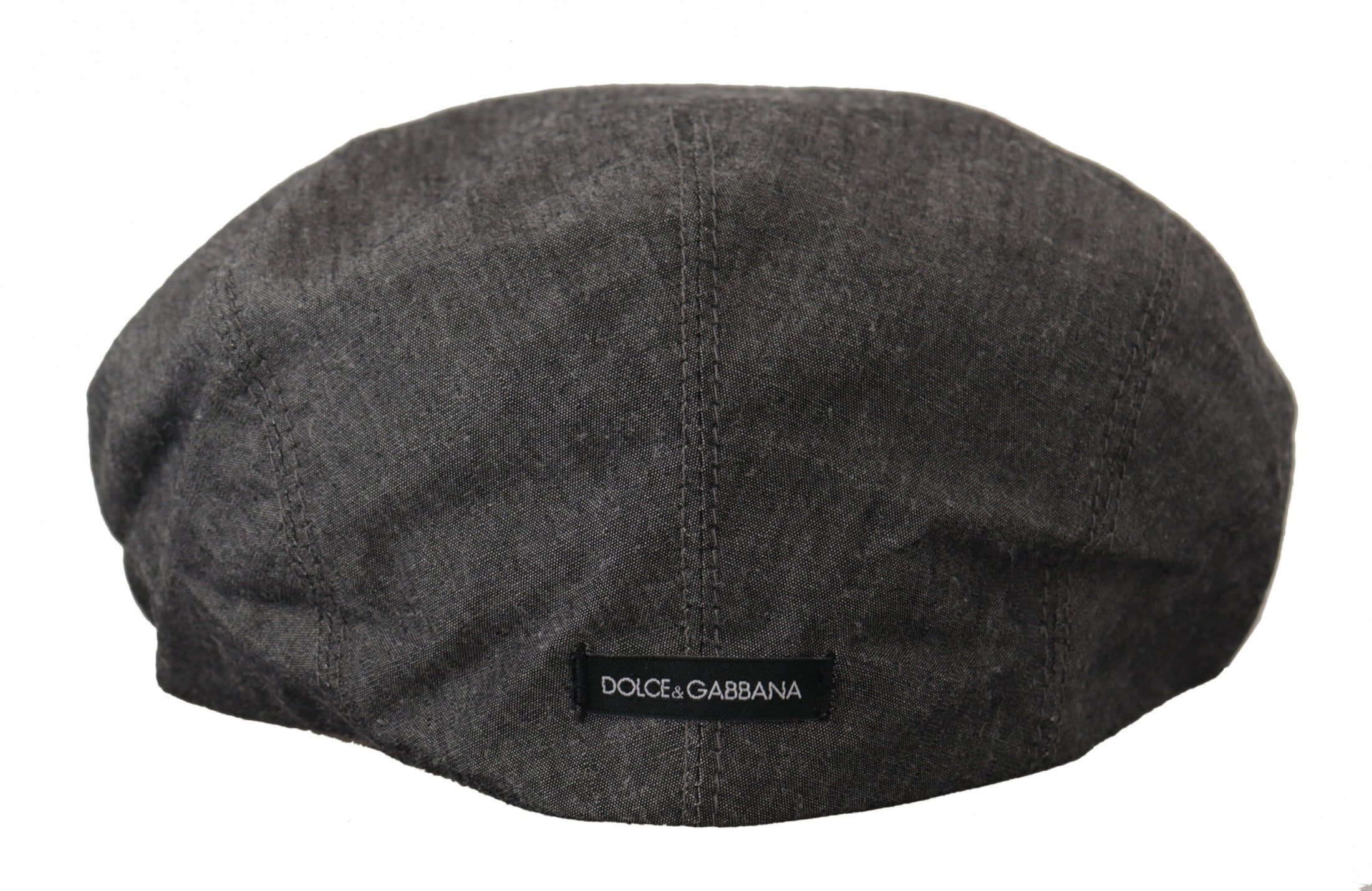 Dolce & Gabbana Eleganter grauer Newsboy-Hut