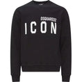 Load image into Gallery viewer, Dsquared² Schickes Schwarzes Logo-Sweatshirt aus Baumwolle
