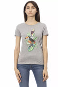 Load image into Gallery viewer, Trussardi Action Chic gray short sleeve crew neck tee
