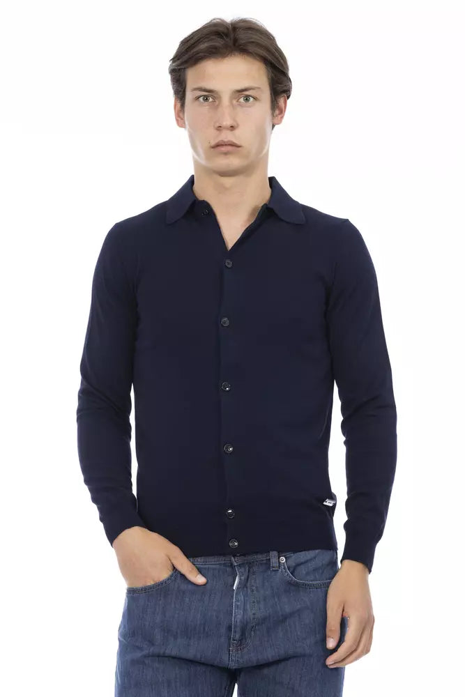 Baldinini Trend Elegant cotton shirt with long sleeves and collar