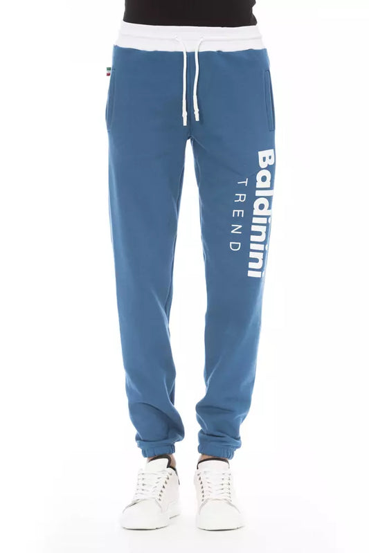 Baldinini Trend Elegant cotton fleece sports pants