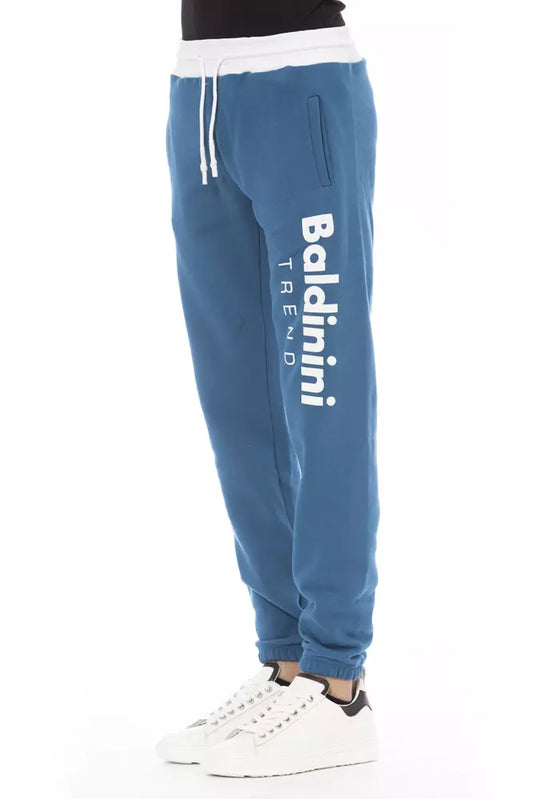 Baldinini Trend Elegant cotton fleece sports pants