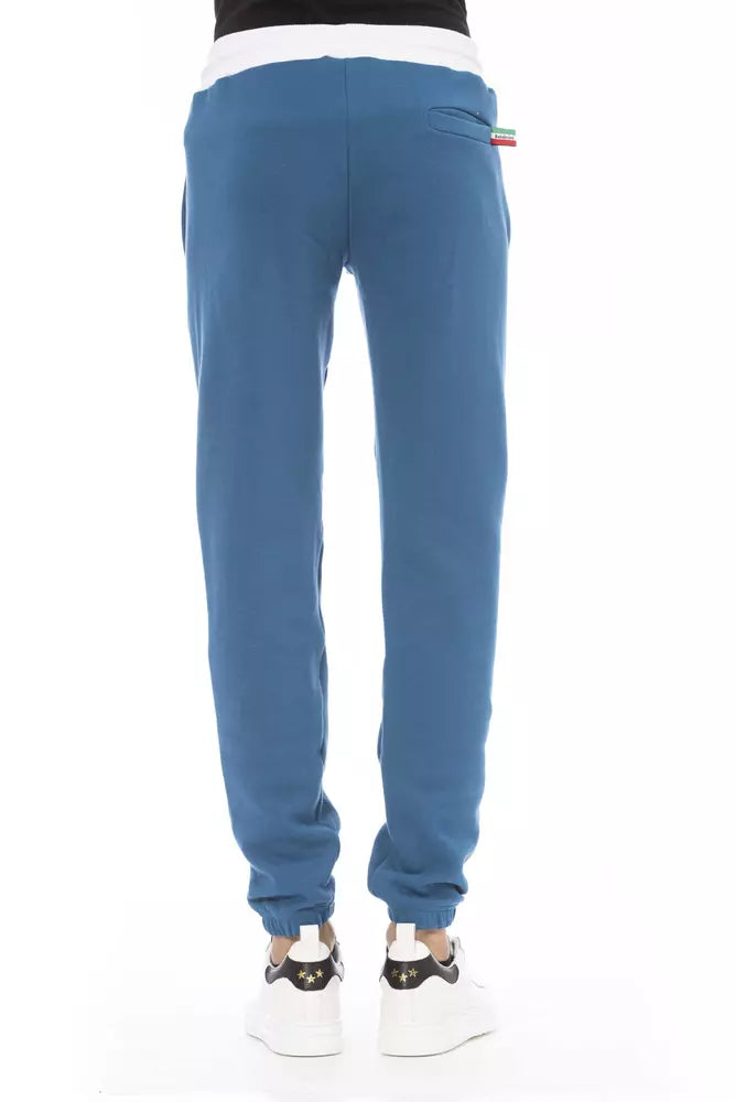 Baldinini Trend Elegant cotton fleece sports pants