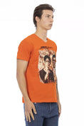 Bild in Galerie-Betrachter laden, Trussardi Action Orange Baumwolle Männer T-Shirt
