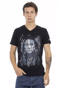 Load image into Gallery viewer, Trussardi Action Elegant T-shirt with V-neck and front print
