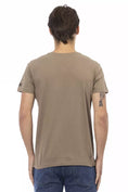 Load image into Gallery viewer, Trussardi Action Elegant tee with V-neck and chic front print
