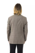 Load image into Gallery viewer, Uominitaliani Elegant gray two-button wool blazer
