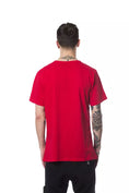 Load image into Gallery viewer, Nicolo Tonetto Elegant Red Crew Neck Printed Tee
