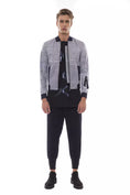 Load image into Gallery viewer, Nicolo Tonetto Simple gray bomber jacket with emblem accent
