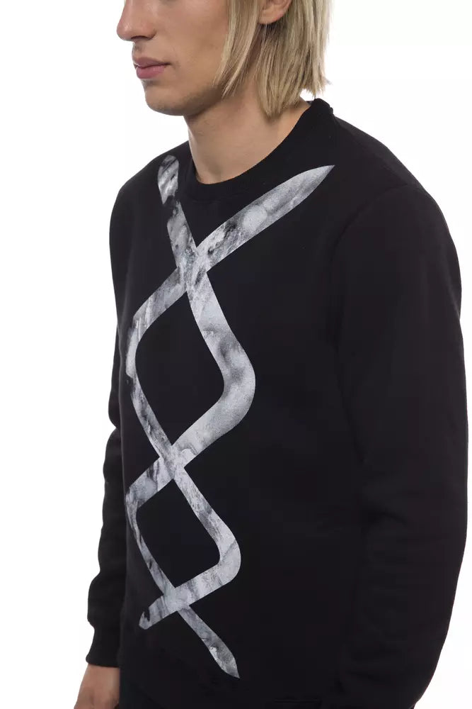 Nicolo Tonetto Chic monokrom pamuklu sweatshirt