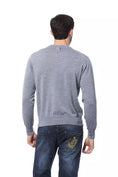 Load image into Gallery viewer, Billionaire Italian Couture crew neck sweater in embroidered merino wool
