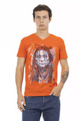 Load image into Gallery viewer, Trussardi Action Elegant tee with a V-neck and a lively front print
