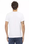 Load image into Gallery viewer, Trussardi Action Elegant tee with V-neck and chic front print
