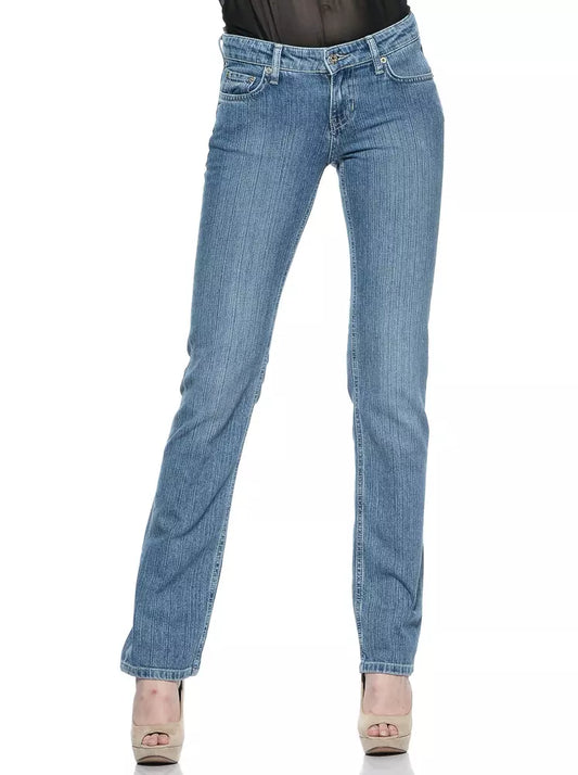 Ungaro Fever Hellblaue Baumwolle Damen Jeans