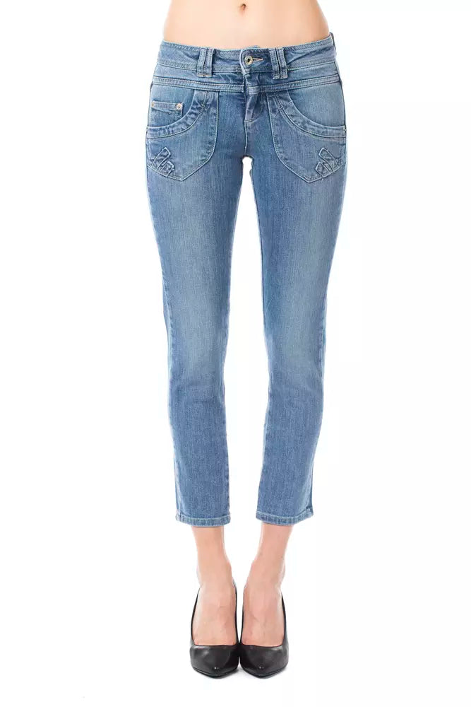 Ungaro Fever Hellblaue Baumwolle Damen Jeans