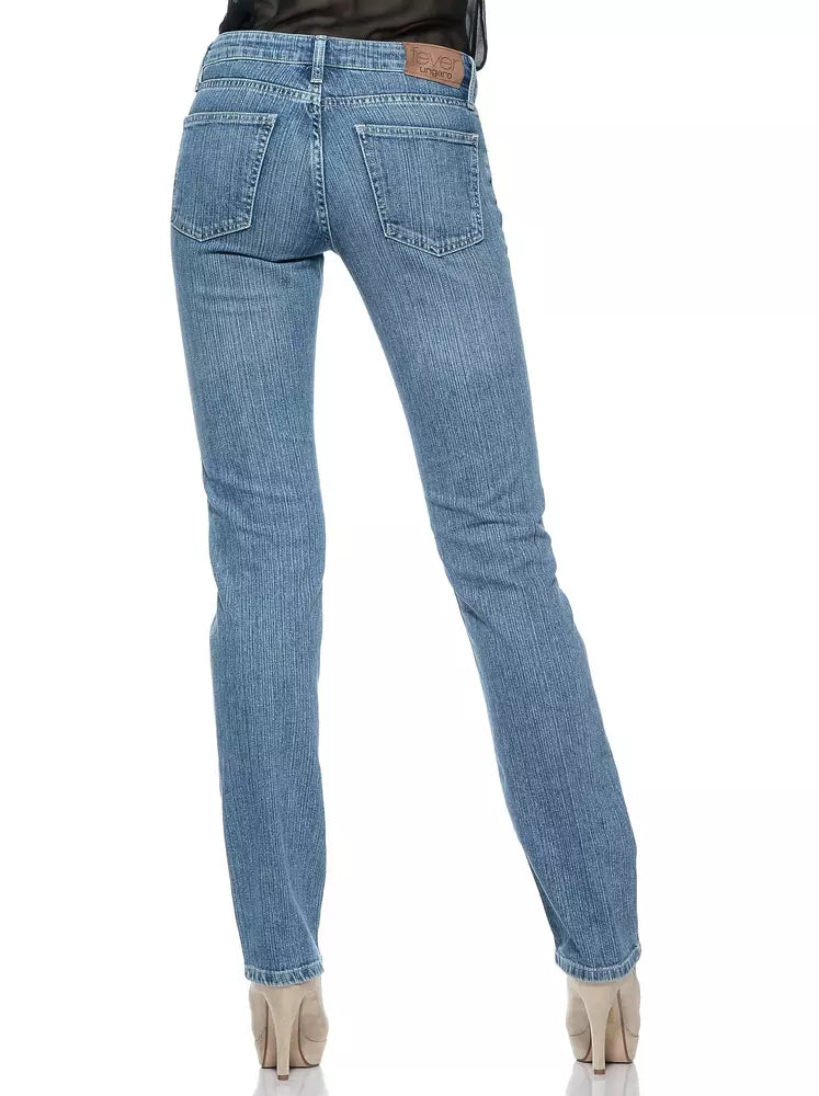 Ungaro Fever Hellblaue Baumwolle Damen Jeans