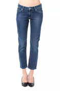 Load image into Gallery viewer, Ungaro Fever Chic light blue capri jeans with button details
