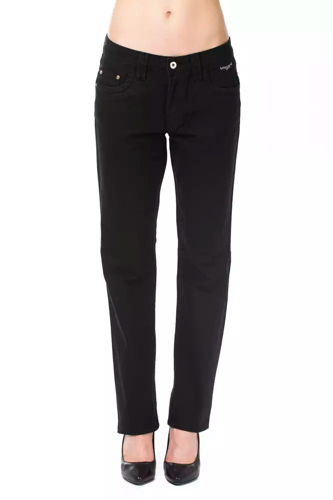 Ungaro Fever Schwarz Baumwolle Frauen Jeans