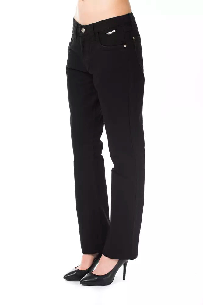 Ungaro Fever Schwarz Baumwolle Frauen Jeans