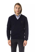 Load image into Gallery viewer, Uominitaliani Elegant V-neck sweater made of merino wool
