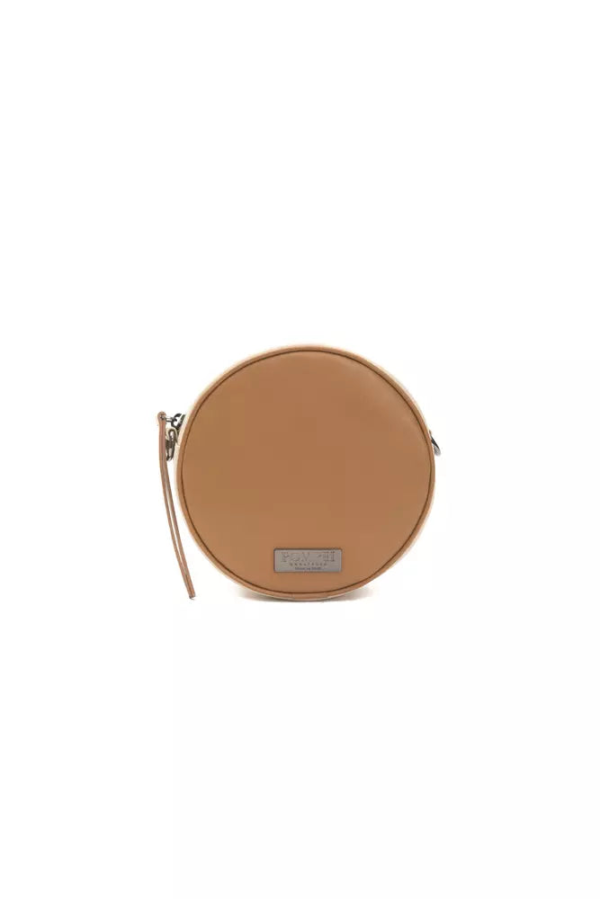 Pompei Donatella Braunes Leder Frauen Crossbody