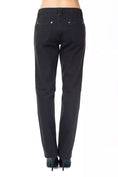 Load image into Gallery viewer, Ungaro Fever Chic Blue Regular Fit Cotton Trousers
