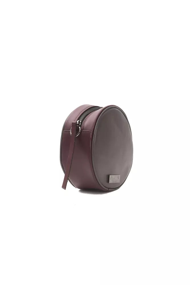 Pompei Donatella Burgundy Leder Frauen Crossbody