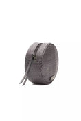 Load image into Gallery viewer, Pompei Donatella Chic gray crossbody with crocodile embossing
