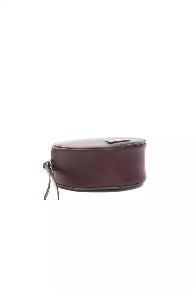 Pompei Donatella Burgundy Leder Frauen Crossbody