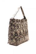 Load image into Gallery viewer, Pompei Donatella Chic leather shoulder bag with python print
