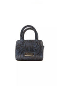 Load image into Gallery viewer, Pompei Donatella Chic mini tote with python print elegance
