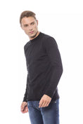 Load image into Gallery viewer, Verri Elegant black cotton crew neck sweater
