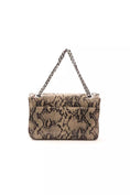 Load image into Gallery viewer, Pompei Donatella Elegant crossbody bag in python print leather
