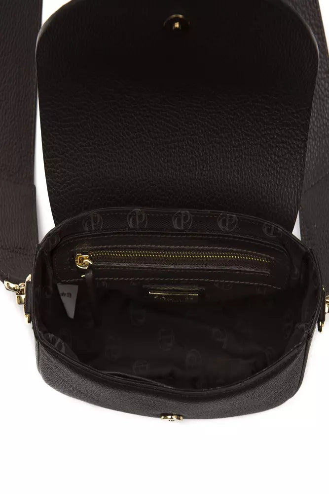 Pompei Donatella Braunes Leder Frauen Crossbody Tasche