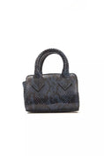 Load image into Gallery viewer, Pompei Donatella Chic mini tote with python print elegance
