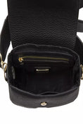 Bild in Galerie-Betrachter laden, Pompei Donatella Schwarze Leder Damen Crossbody Tasche
