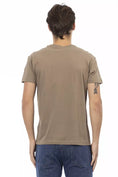 Load image into Gallery viewer, Trussardi Action Simple V-neck tee with artistic front print
