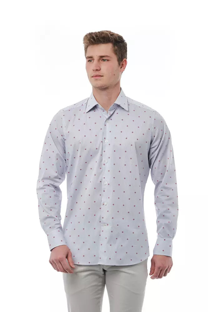 Bagutta Elegant multicolor regular fit shirt with Italian collar