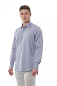 Load image into Gallery viewer, Bagutta Elegant gray shirt with Italian collar made of cotton
