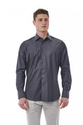 Load image into Gallery viewer, Bagutta Sophisticated gray shirt with Italian collar
