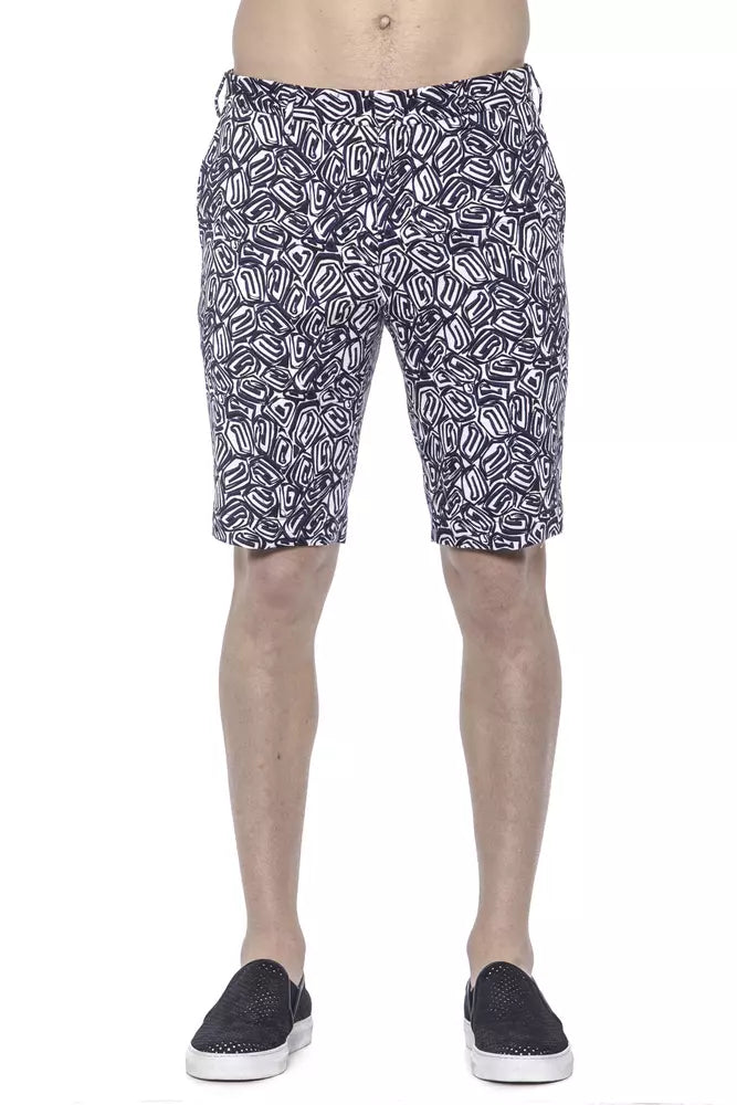 PT Torino Blaue Baumwolle Herren Bermuda Short