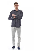 Load image into Gallery viewer, Bagutta Sophisticated gray shirt with Italian collar
