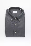 Load image into Gallery viewer, Robert Friedman Chic green button-down shirt with a regular fit
