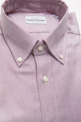 Load image into Gallery viewer, Robert Friedman Elegant red cotton button-down shirt
