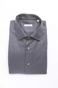 Load image into Gallery viewer, Robert Friedman Elegant Medium Slim Collar Men's Shirt Blue
