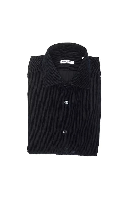 Robert Friedman Slim Medium Slim Collar Cotton Shirt