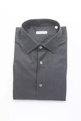 Load image into Gallery viewer, Robert Friedman Elegant Medium Slim Collar Black Shirt
